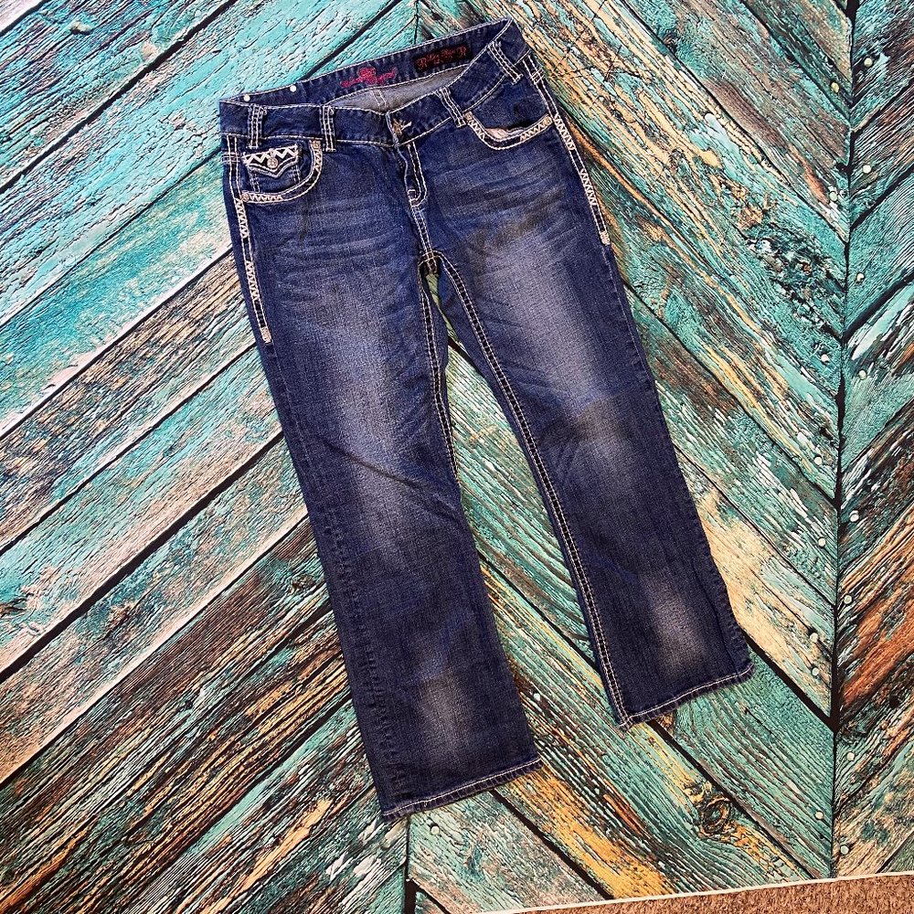 Rock & Roll Cowgirl Low Rise Jeans 34